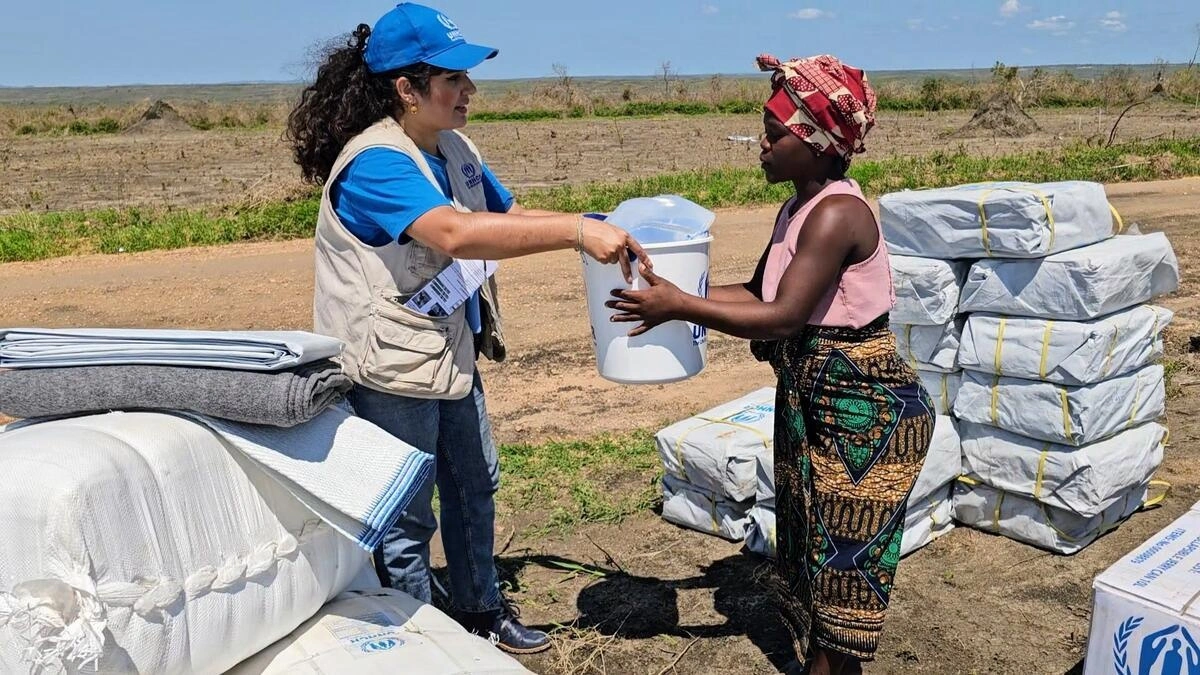 acnur ajuda em moçambique