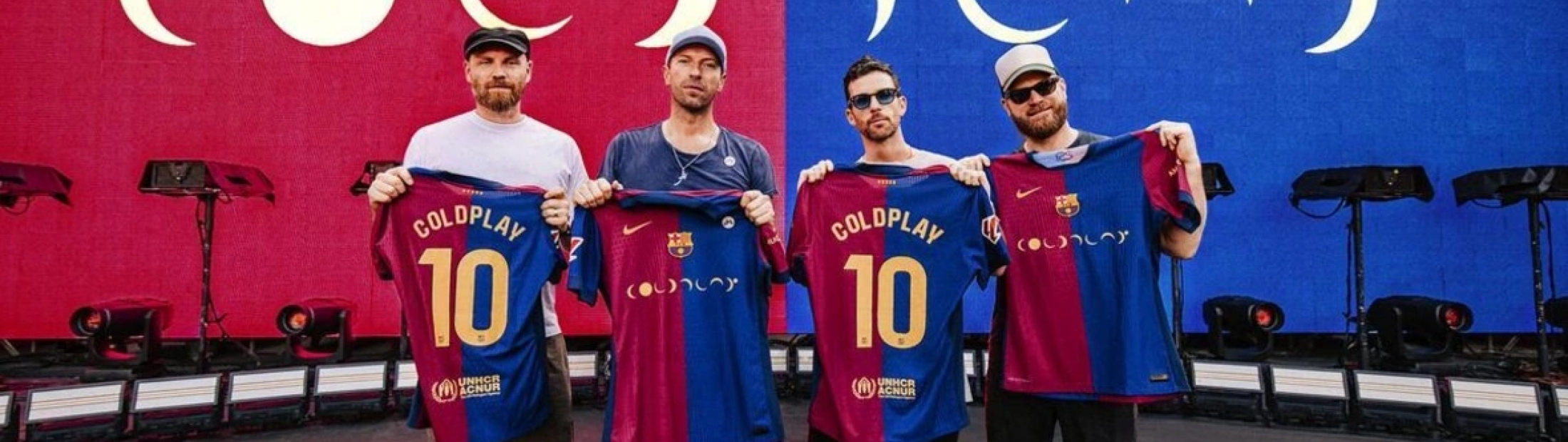 Coldplay, a próxima banda a aparecer na frente da camisola do Barça em associação com o Spotify 