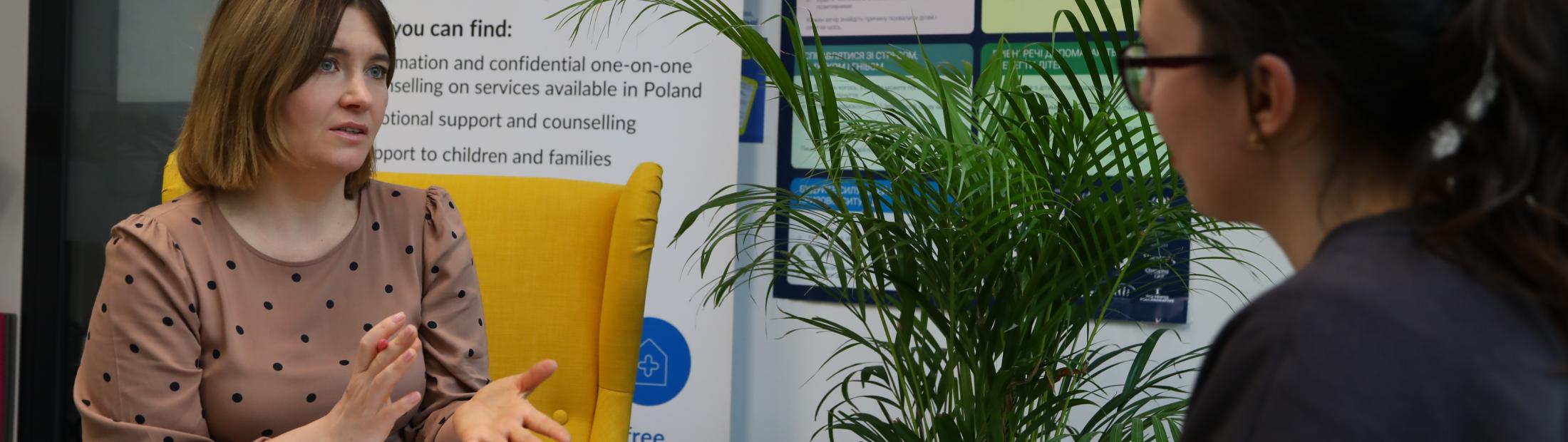 Na Polónia, uma psicóloga ucraniana ajuda os seus compatriotas refugiados