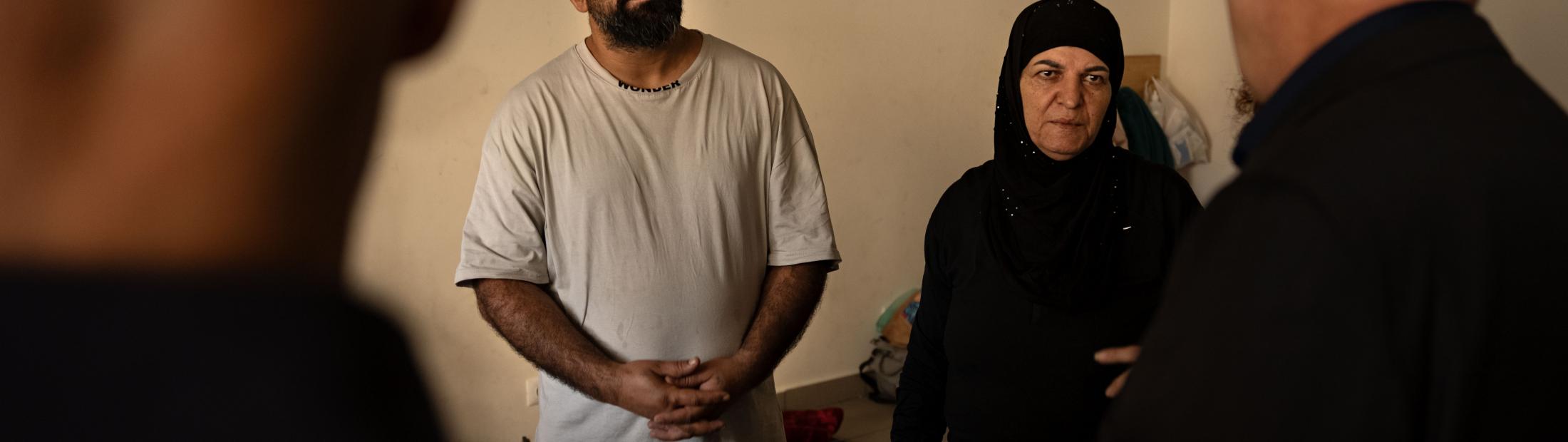 As famílias deslocadas no Líbano anseiam pela paz e pelo regresso a casa 