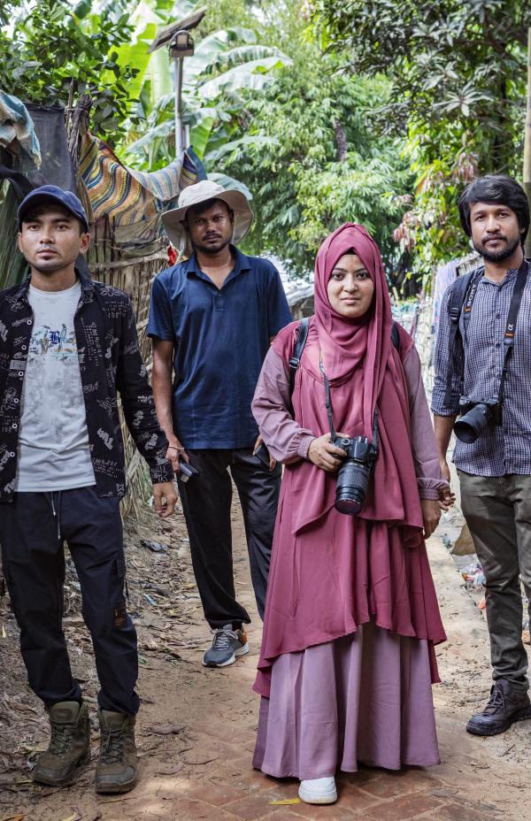Com fotografias, palavras e ações, os contadores de histórias dos refugiados Rohingya fazem do desespero uma esperança 