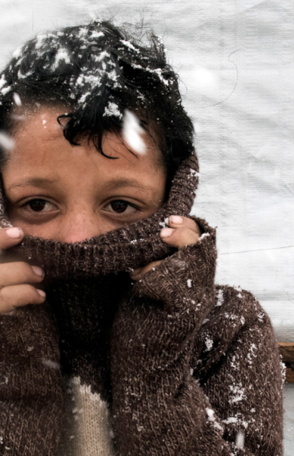 Nova ameaça para os refugiados: o frio