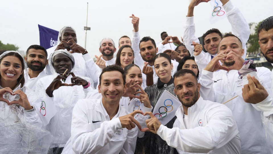 ACNUR celebra Jogos Olímpicos históricos com a maior equipa de refugiados e a primeira medalha 